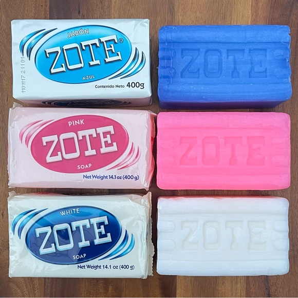 Zote Other Zote Soap Zote Bar Soap Laundry Detergent Pink Blue